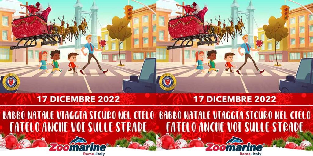 Babbo Natale Zoomarine e Aci Roma.