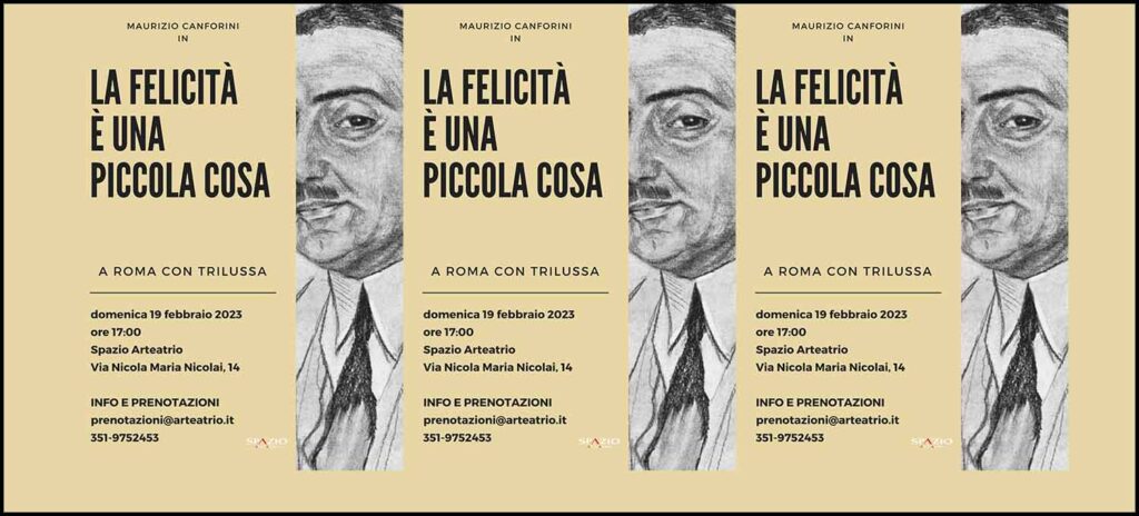 Spazio Arteatrio “La felicità è una piccola cosa”,