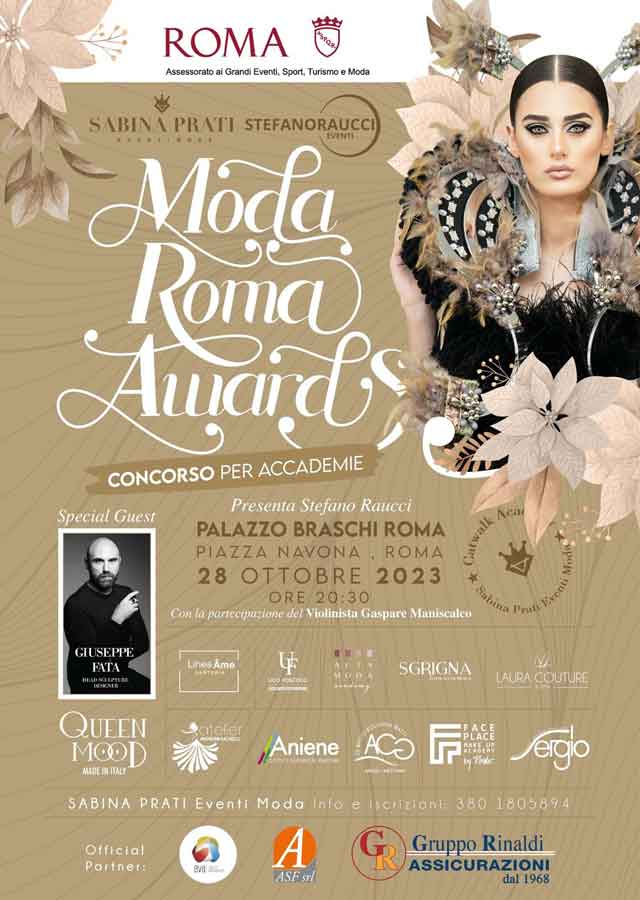 Palazzo Braschi Roma “Moda Roma Awards”