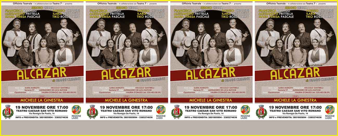 Teatro Caesar presenta “Alcazar”.