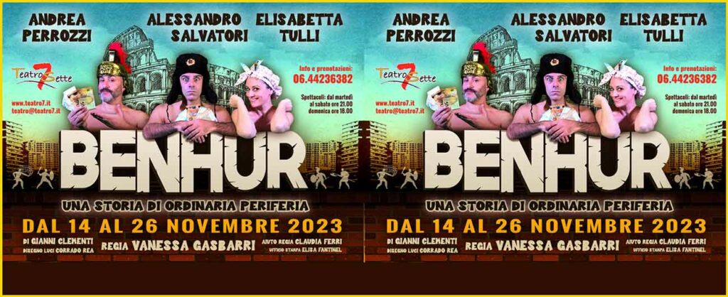 Teatro 7 va in scena “Ben Hur”.