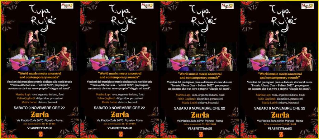 Tupa Ruja in Concerto da Zurla: Un Viaggio nei Suoni della World