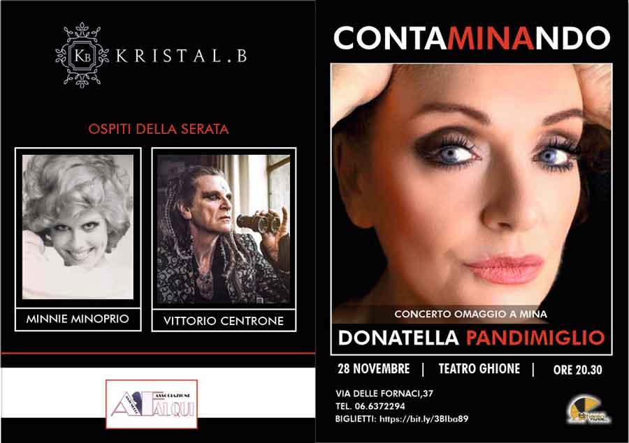 Donatella Pandimiglio presenta “ContaMINAndo” al Teatro Ghione.