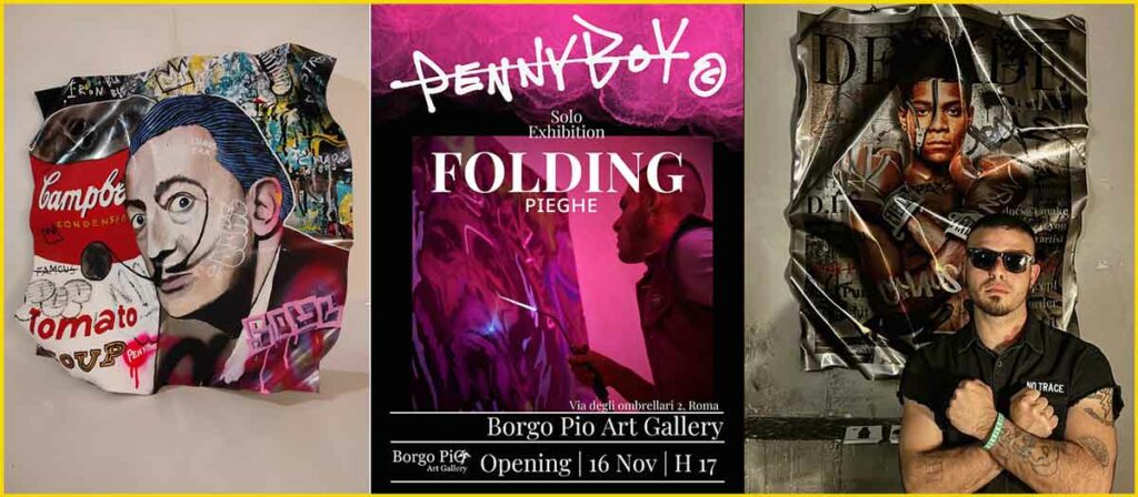 "Folding" di Pennyboy: Il dinamismo dei metalli